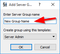 Add Group Window